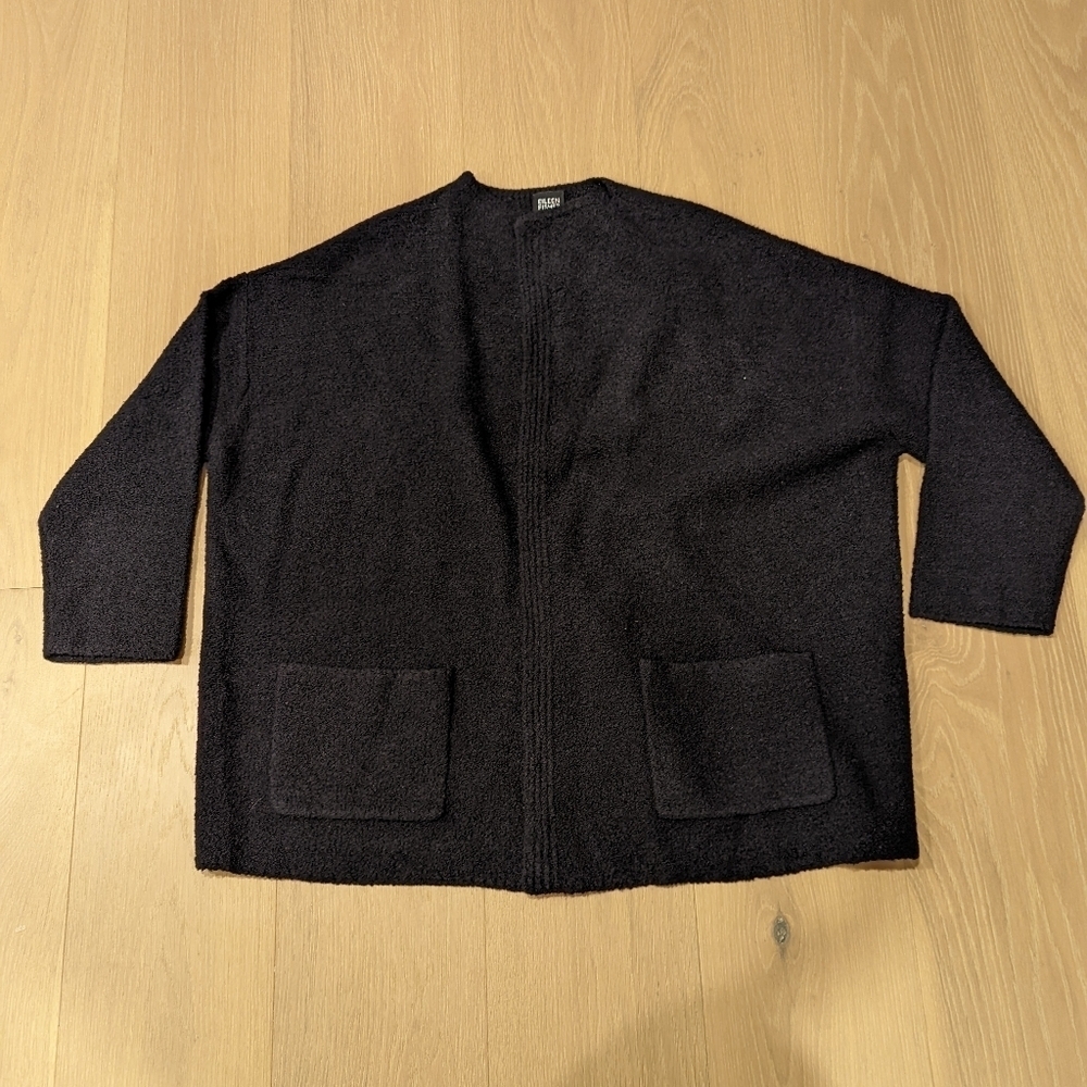 Black Woo, Blend Open Front Cardigan
